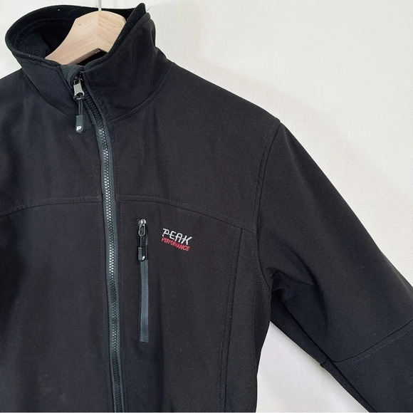 Peak Performance Womens Soft Shell Black Jacket - Picture 4 of 16